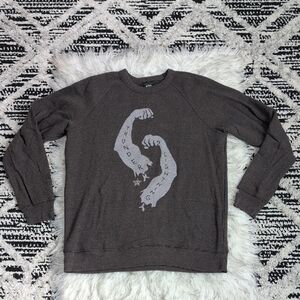 Obey Thunder Lightning Graphic Sweatshirt Medium